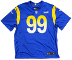 Aaron Donald Los Angeles Rams Signed Blue Nike Game Jersey BAS Beckett