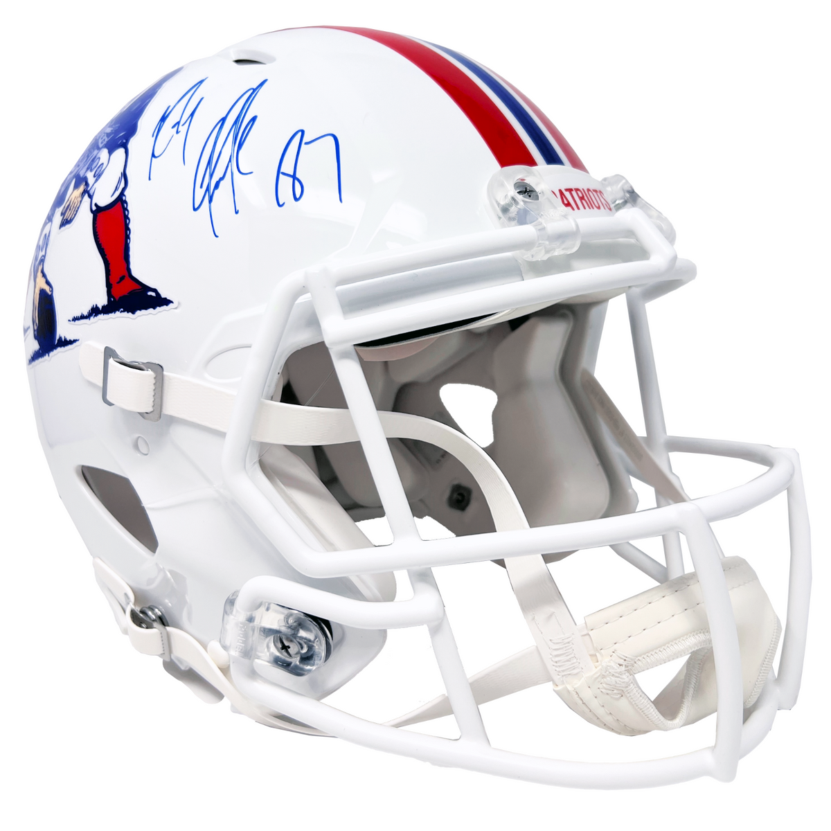 Rob Gronkowski New England Patriots Signed Throwback Authentic Helmet –  Diamond Legends Online