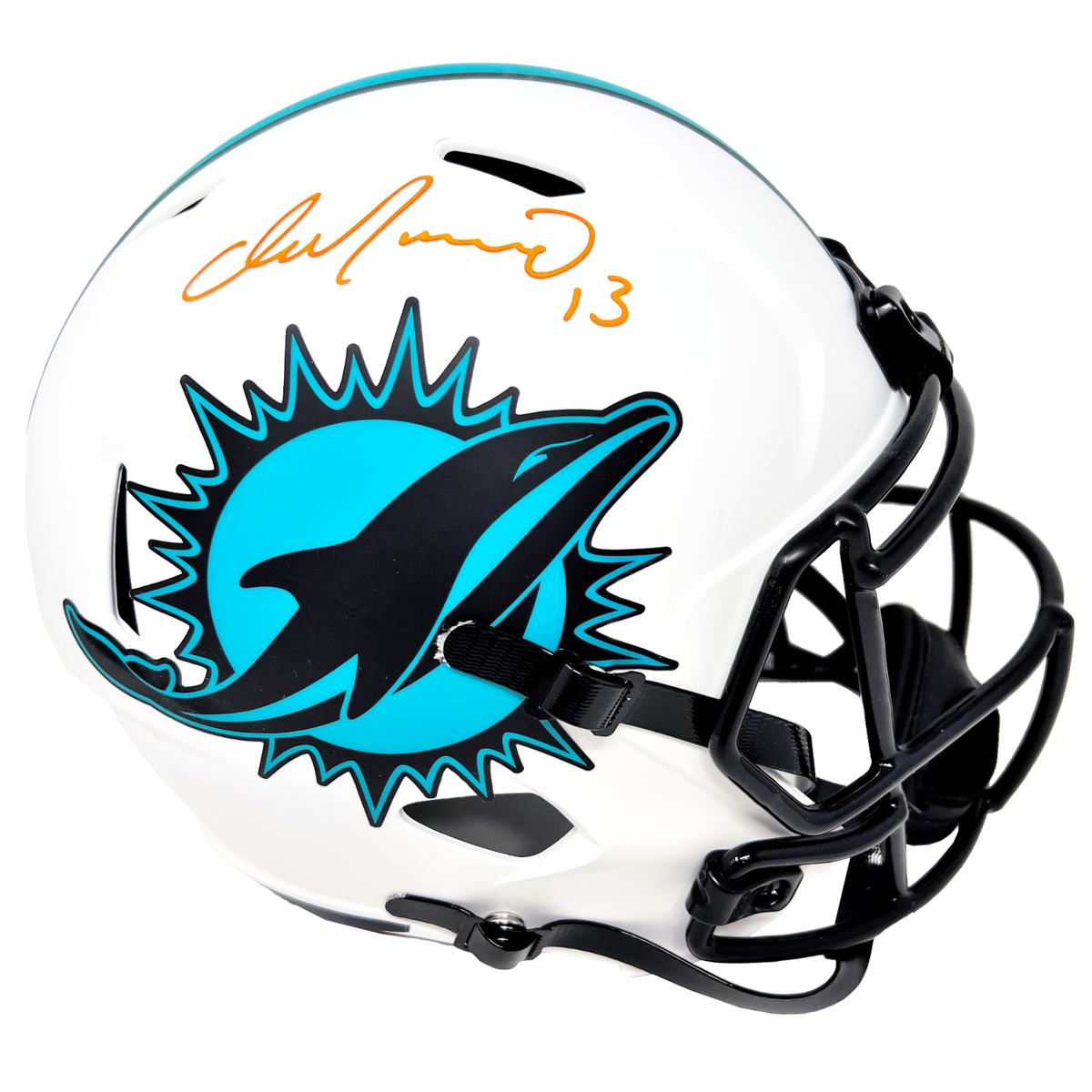 Dan Marino Miami Dolphins Signed Riddell Lunar Replica Helmet BAS Beck –  Diamond Legends Online