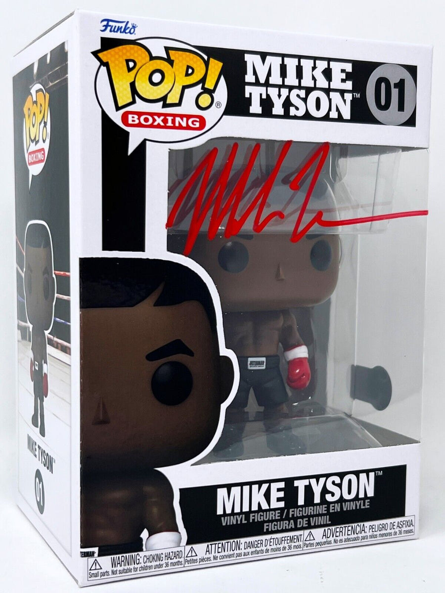 Mike Tyson Autographed Funko Pop Vinyl Figurine Beckett BAS