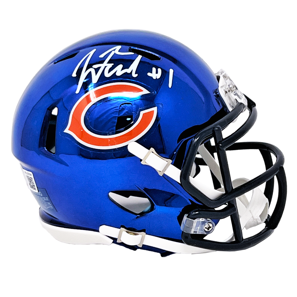 Justin Fields Chicago Bears Signed Riddell Eclipse Mini Helmet BAS Bec –  Diamond Legends Online