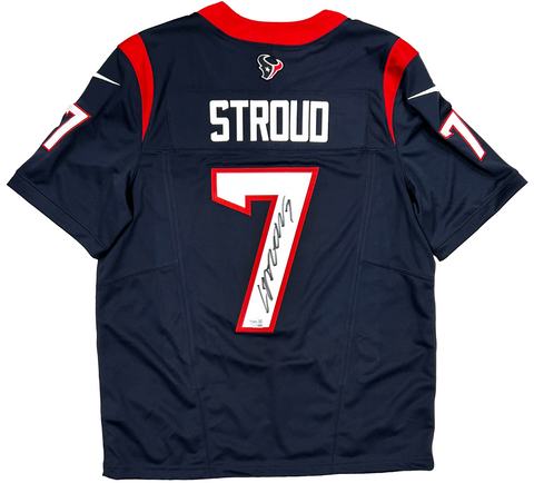 C.J. Stroud Houston Texans Signed Authentic Navy Nike Limited Jersey Fanatics