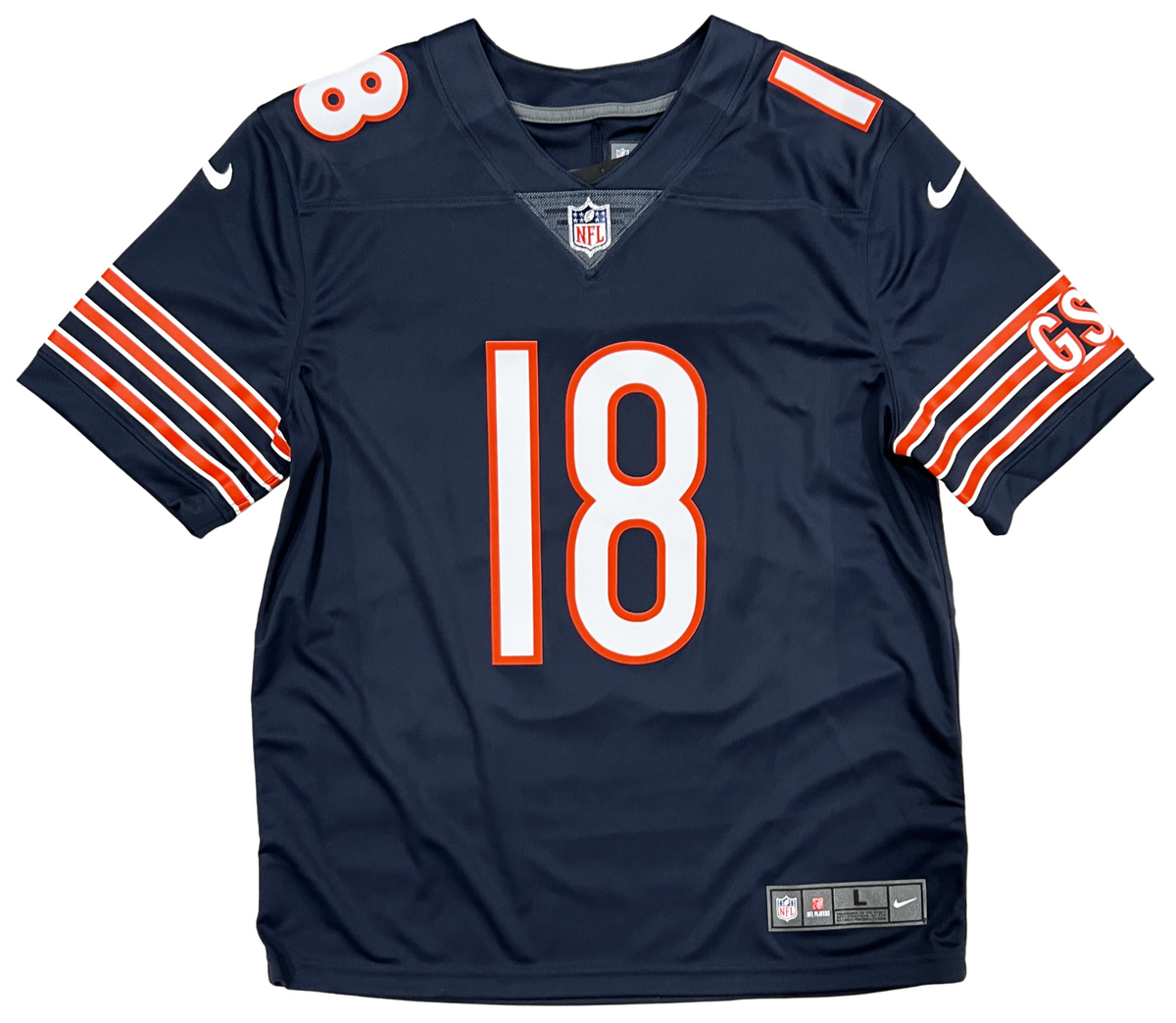 Caleb Williams Chicago Bears Signed Navy Nike Limited Jersey