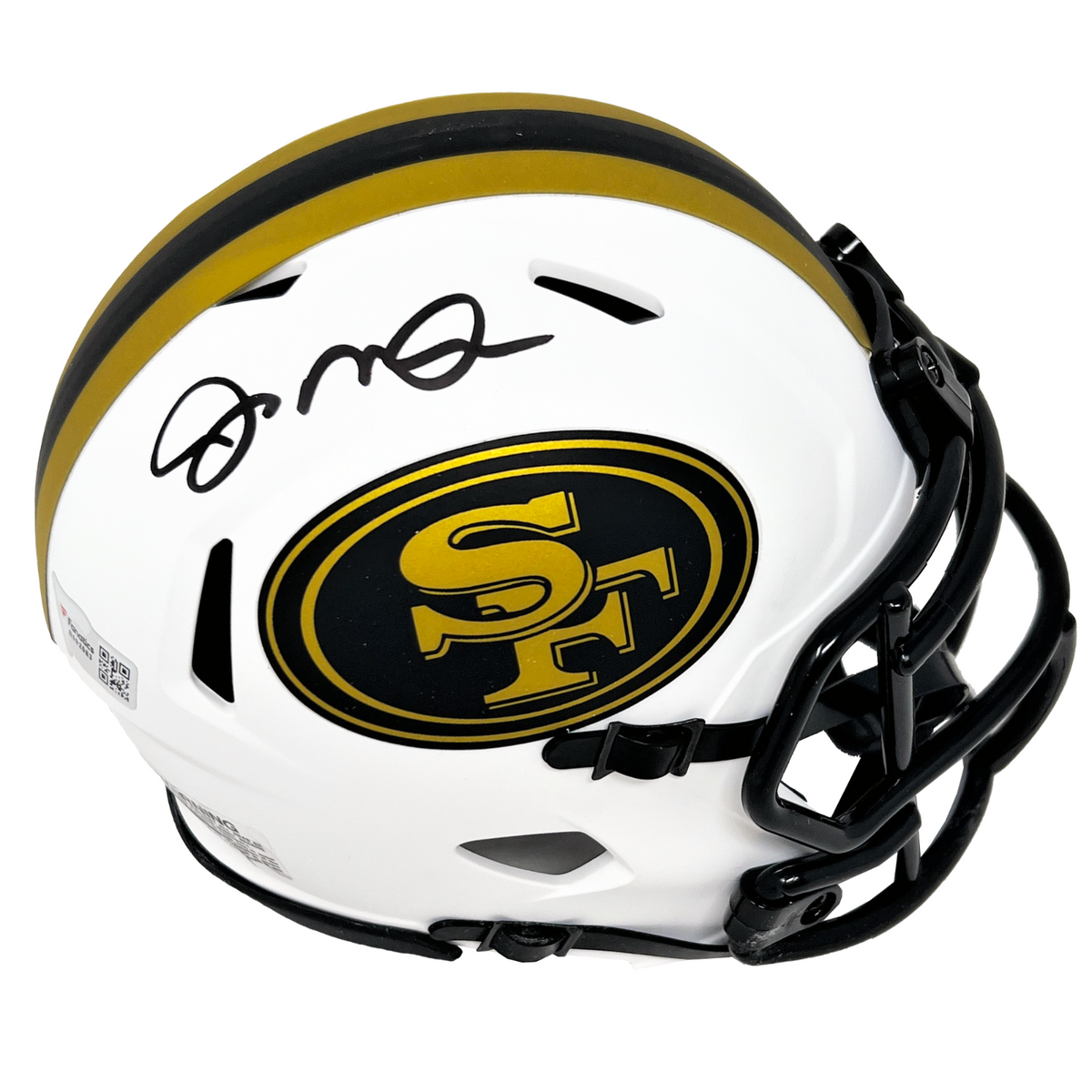 Joe Montana Signed Mini San Francisco 49ers Riddell Helmet