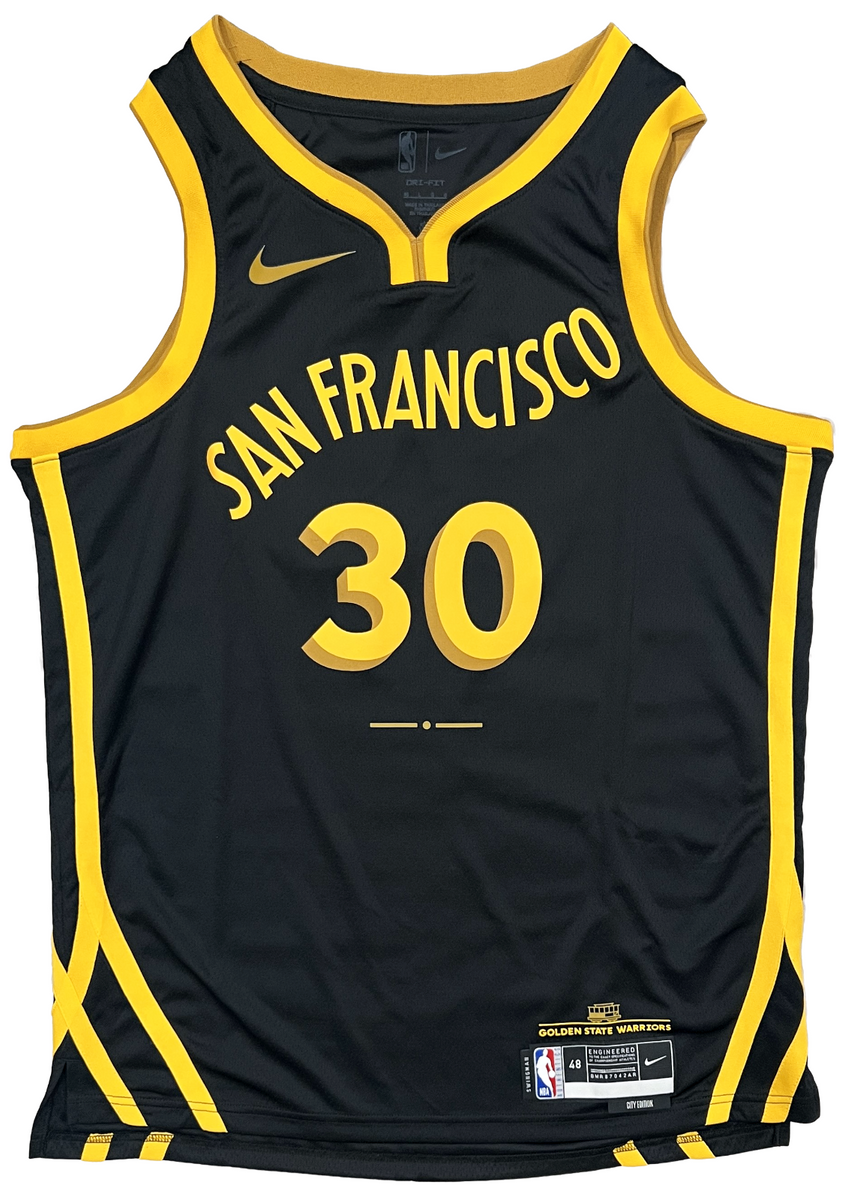 Stephen Curry GS Warriors Signed Night Night Insc Authentic Nike