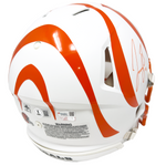 Joe Burrow Ja'Marr Chase Bengals Signed Flat White Authentic Helmet Fanatics