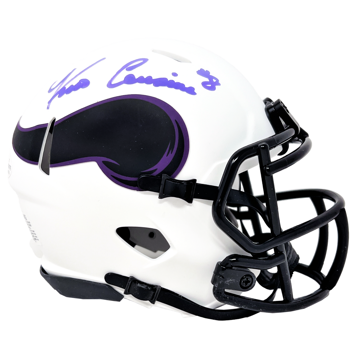 KIRK COUSINS AUTOGRAPHED MINNESOTA VIKINGS LUNAR SPEED MINI HELMET