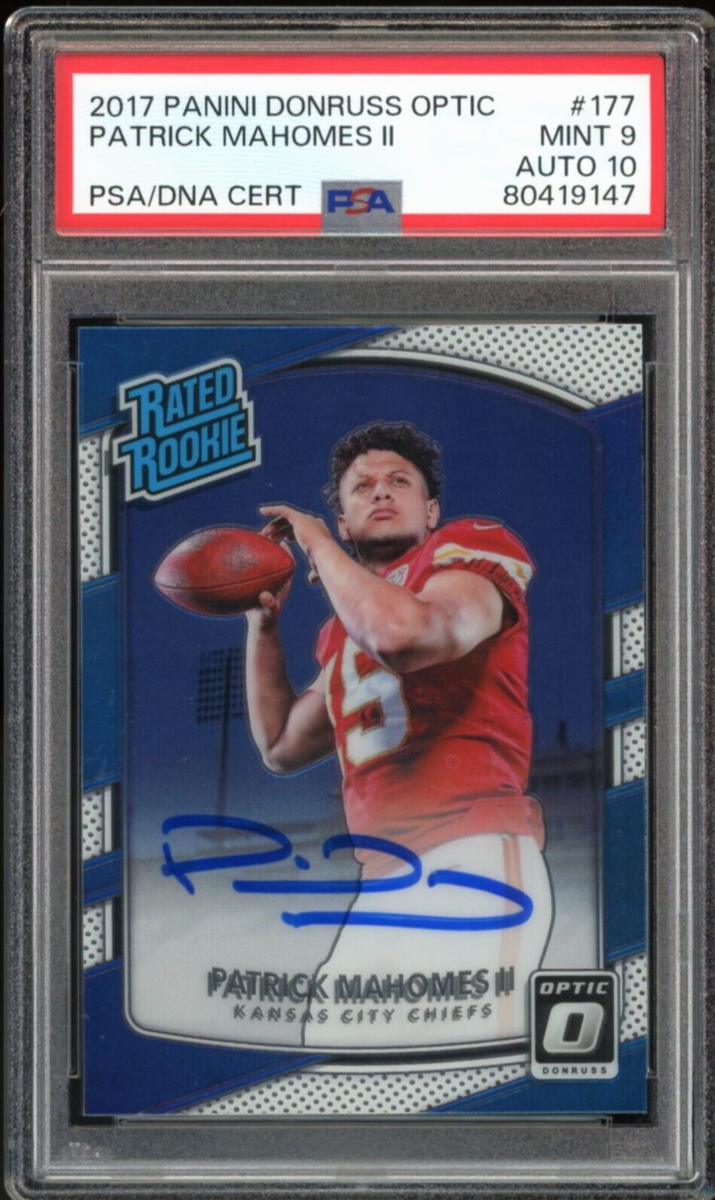 Pat Mahomes Autographed Card