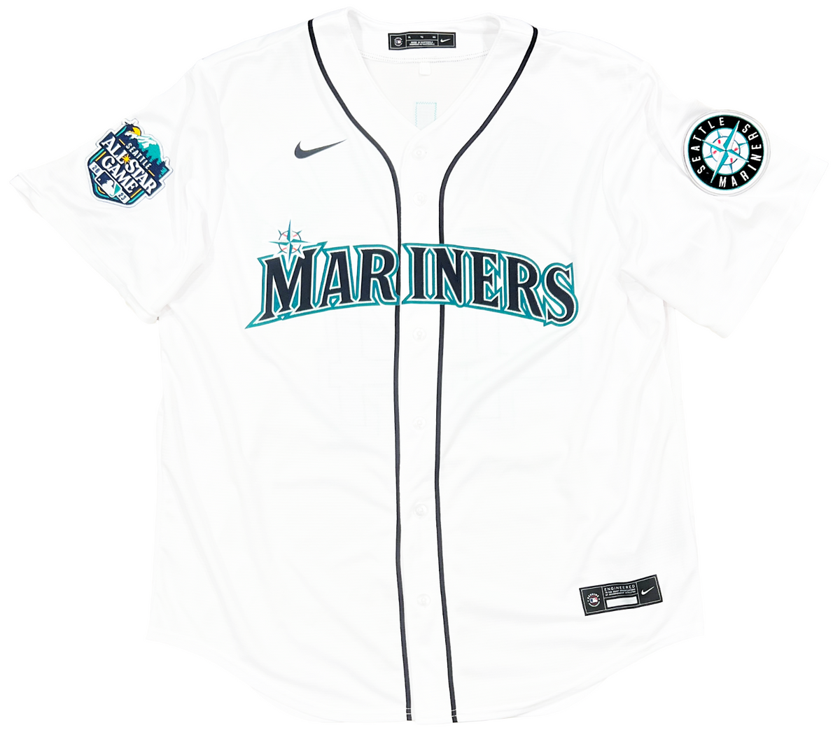 Mariners 2023 All-Star Game Patch Nike Replica White Jersey – Gameday  Sports Shop