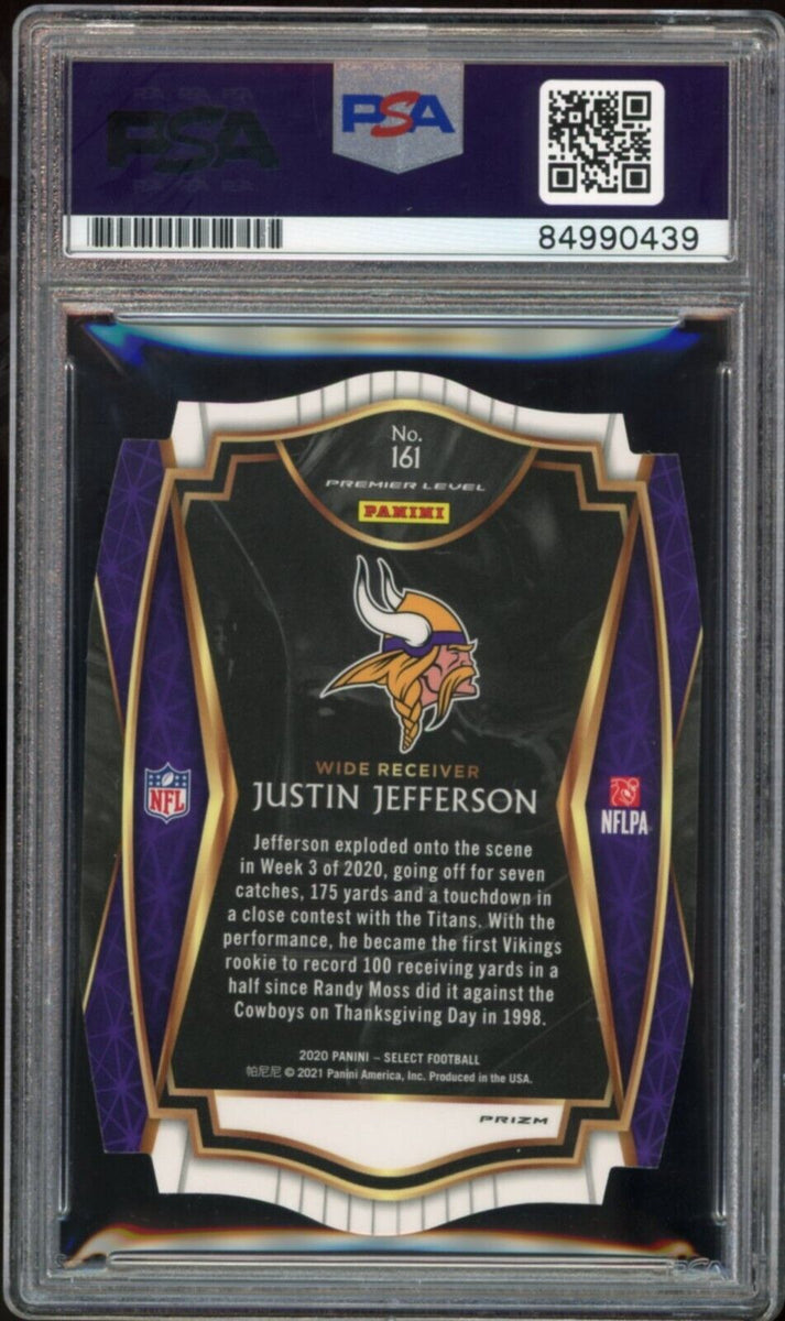 Justin Jefferson Signed & Professionally Framed Custom Purple