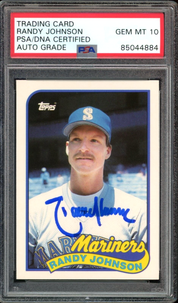 1989 Randy Johnson Rookie Card, Mlb Baseball Trading Card By Expos