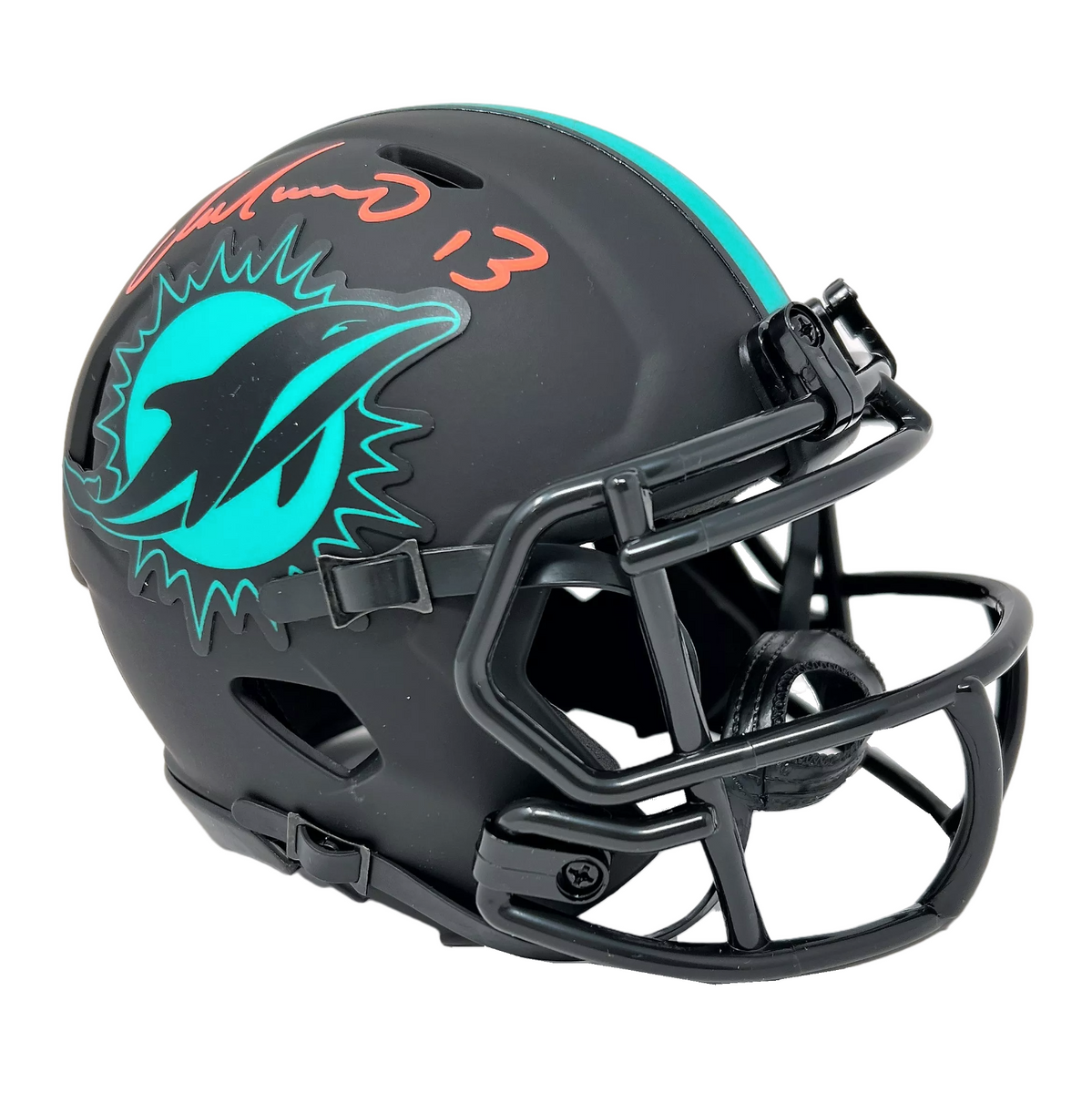 Dan Marino # 13 Miami Dolphins Autographed Riddell Mini Helmet