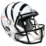 Ja'Marr Chase Cincinnati Bengals Signed White Alternate Replica Helmet Beckett