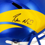 Puka Nacua Los Angeles Rams Signed Riddell Speed Replica Helmet Fanatics