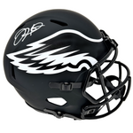 Jalen Hurts Philadelphia Eagles Signed Riddell Eclipse Speed Replica Helmet BAS