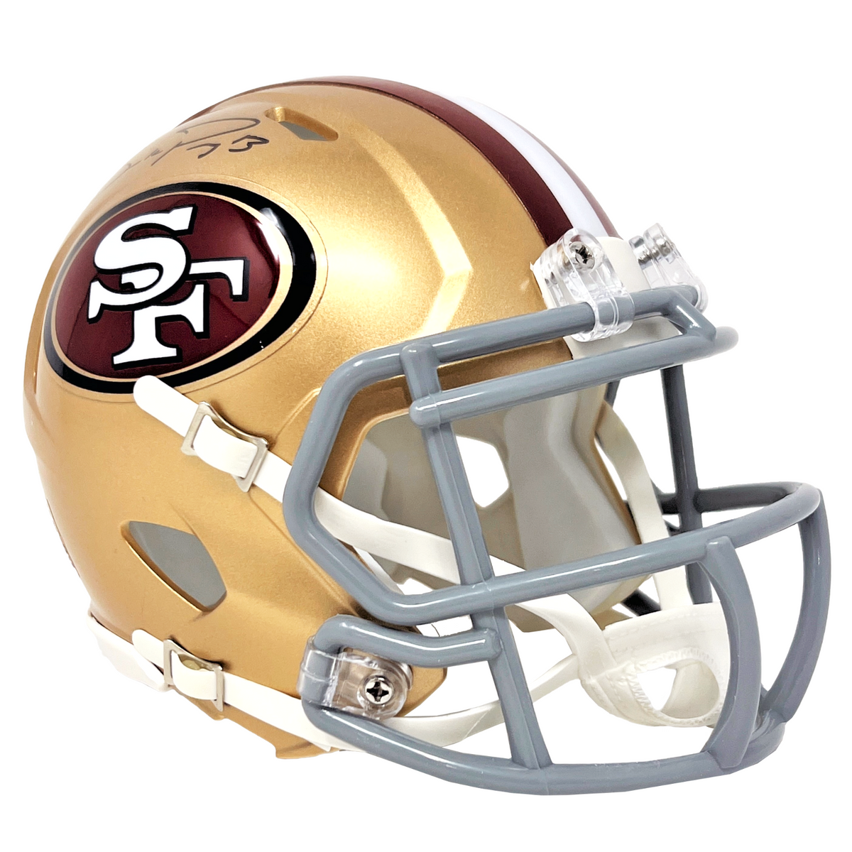 Brock Purdy San Francisco 49ers Autographed Riddell Speed Mini Helmet