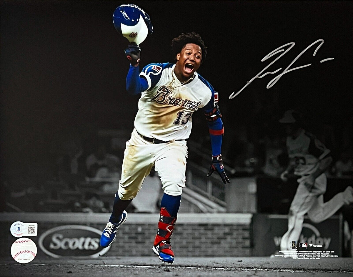 Ronald Acuna Jr Atlanta Braves Autographed Baseball