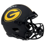 Jordan Love Green Bay Packers Signed Riddell Eclipse Replica Helmet BAS Beckett
