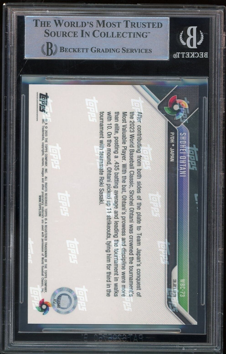 2023 Topps Now WBC World Baseball Classic WBC73 Shohei Ohtani BGS Auth –  Diamond Legends Online