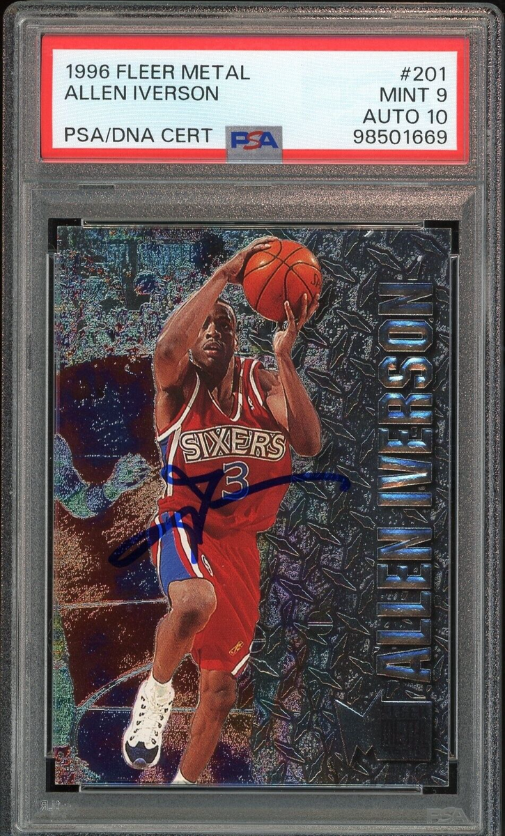 Allen Iverson psa popular 10