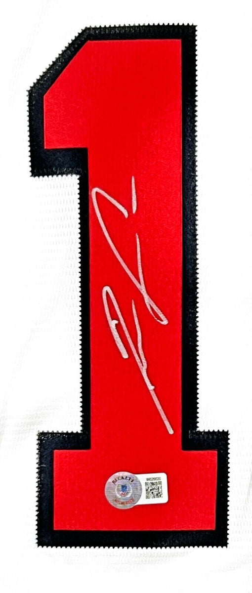 Ronald Acuna Jr Autographed Atlanta Braves White Nike Baseball
