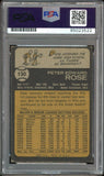 1973 Topps #130 Pete Rose Reds 1973 NL MVP Insc On Card PSA/DNA Auto GEM MINT 10