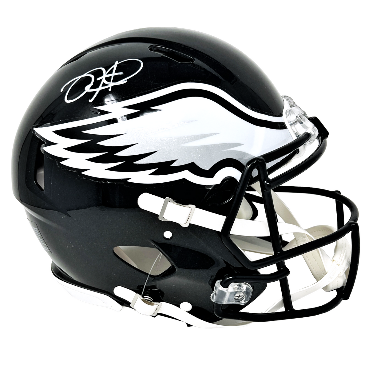 Jalen Hurts Philadelphia Eagles Signed Black Alternate Authentic Helme –  Diamond Legends Online