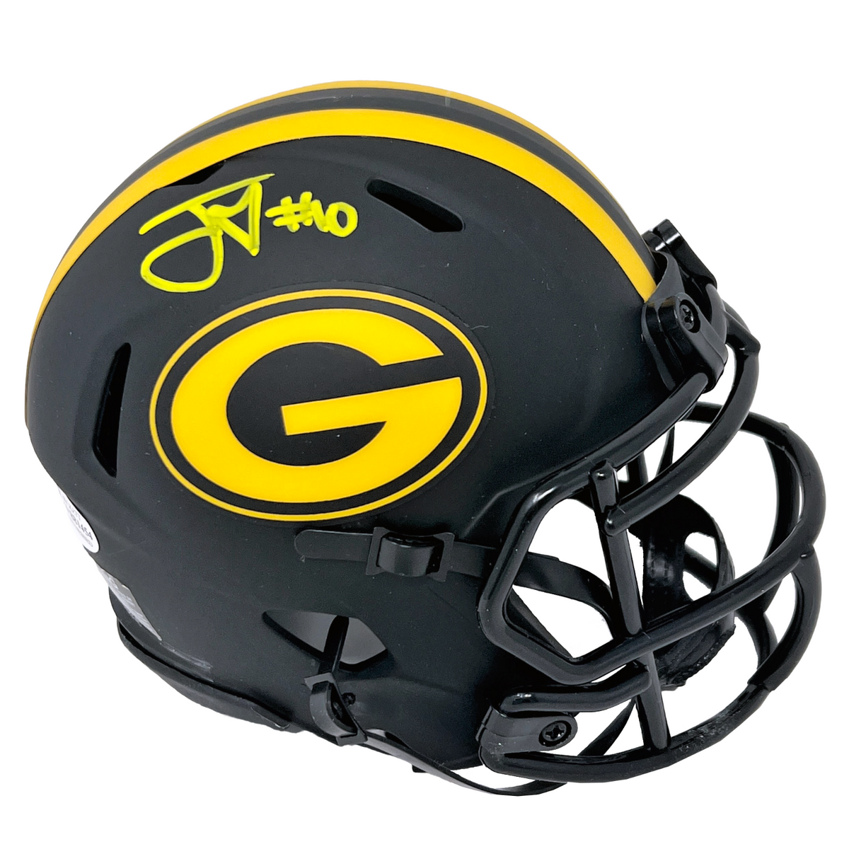 Green Bay Packers Unsigned Eclipse Black Speed Mini Helmet Stock #163513 -  Mill Creek Sports