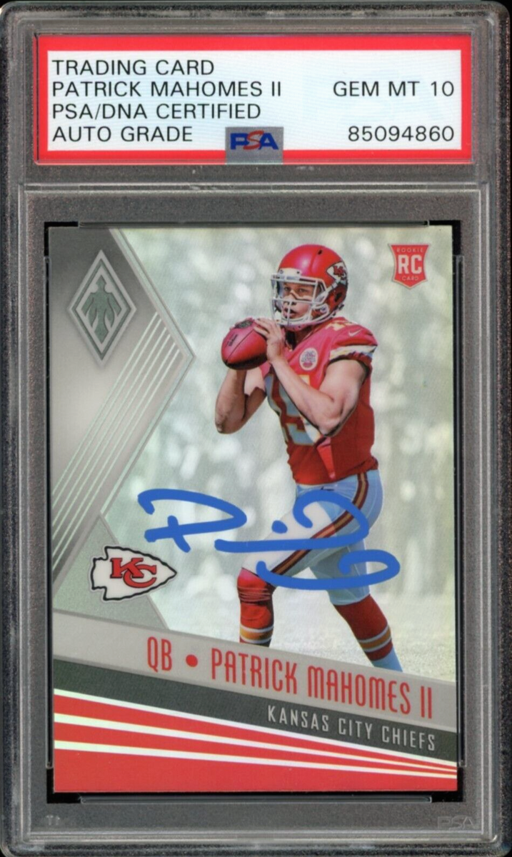 2019 cheap Panini Phoenix Purple /149 Refractor Patrick Mahomes II Psa 9 Mint Kansas C