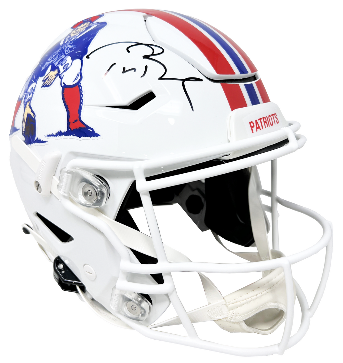 white patriots helmet