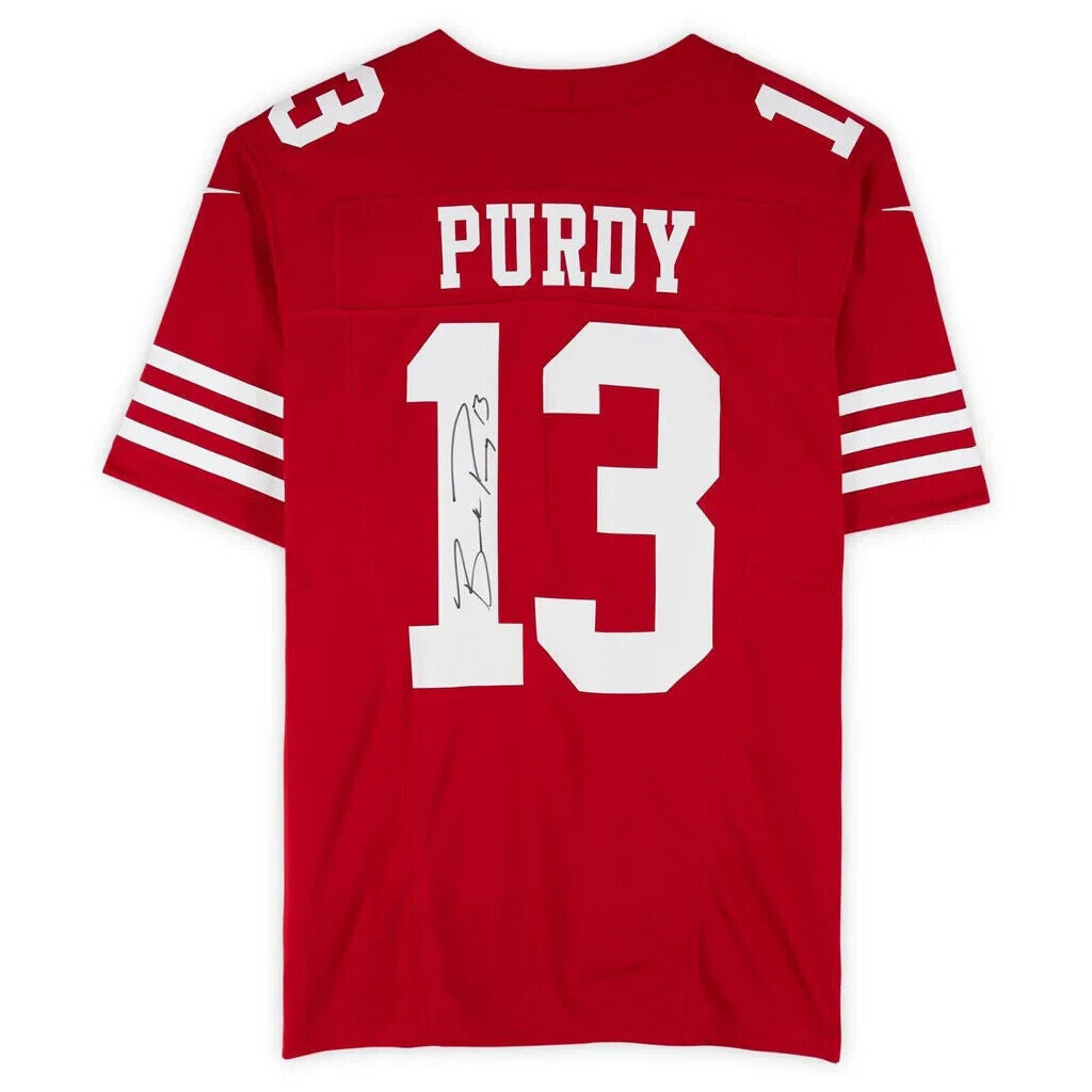 Brock Purdy San Francisco 49ers Signed Scarlet Nike Limited Jersey