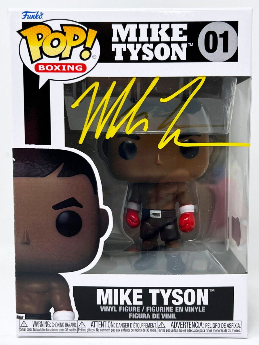 Mike Tyson Autographed Funko Pop Vinyl Figurine Beckett BAS