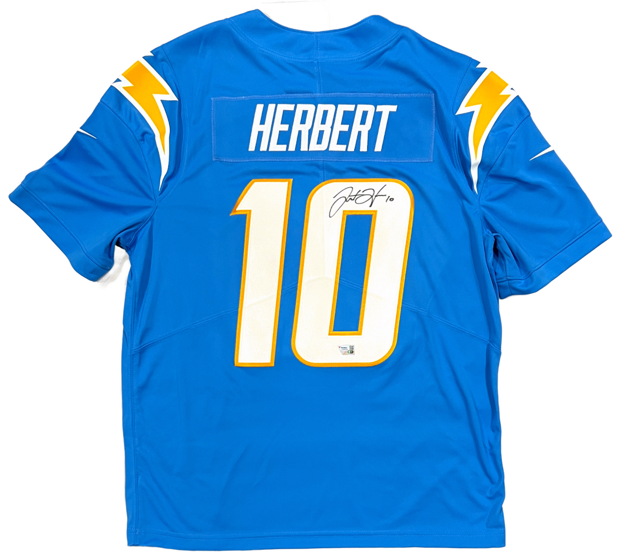 Justin Herbert Los Angeles Chargers Autographed Fanatics Authentic