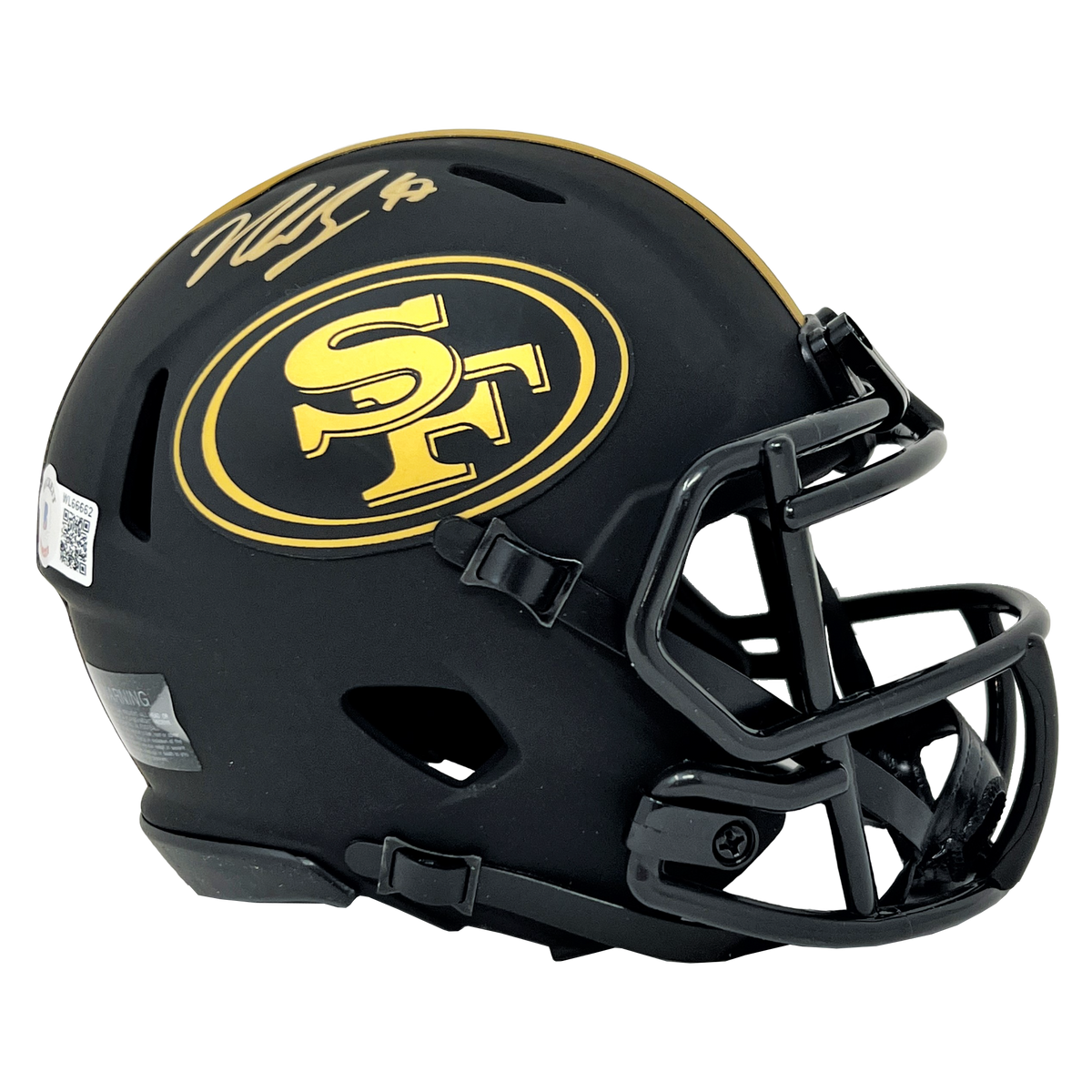 Nick Bosa Signed SF 49ers Authentic Lunar Flex F/S Helmet Insc- Becket –  The Jersey Source