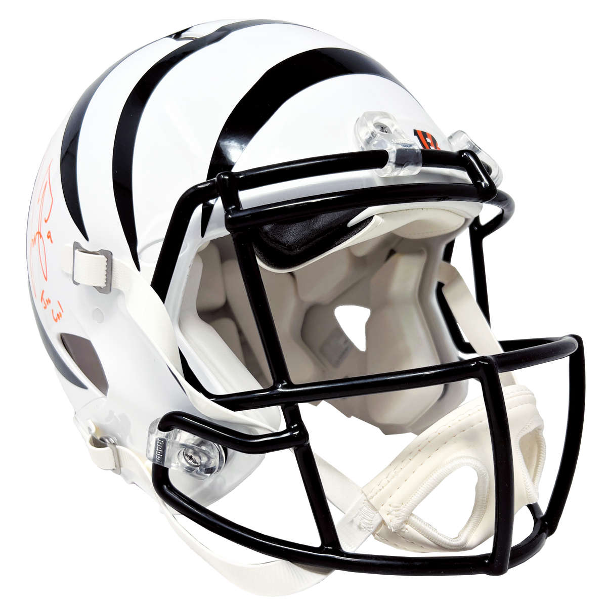 Joe Burrow Cincinnati Bengals Signed Riddell Flat White Authentic Helm –  Diamond Legends Online