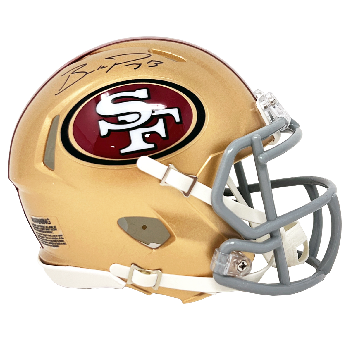 Brock Purdy Autographed Signed San Francisco Speed Mini Football Helmet -  Fanatics