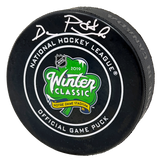 David Pastrnak Boston Bruins Signed 2019 Winter Classic Official Game Puck BAS