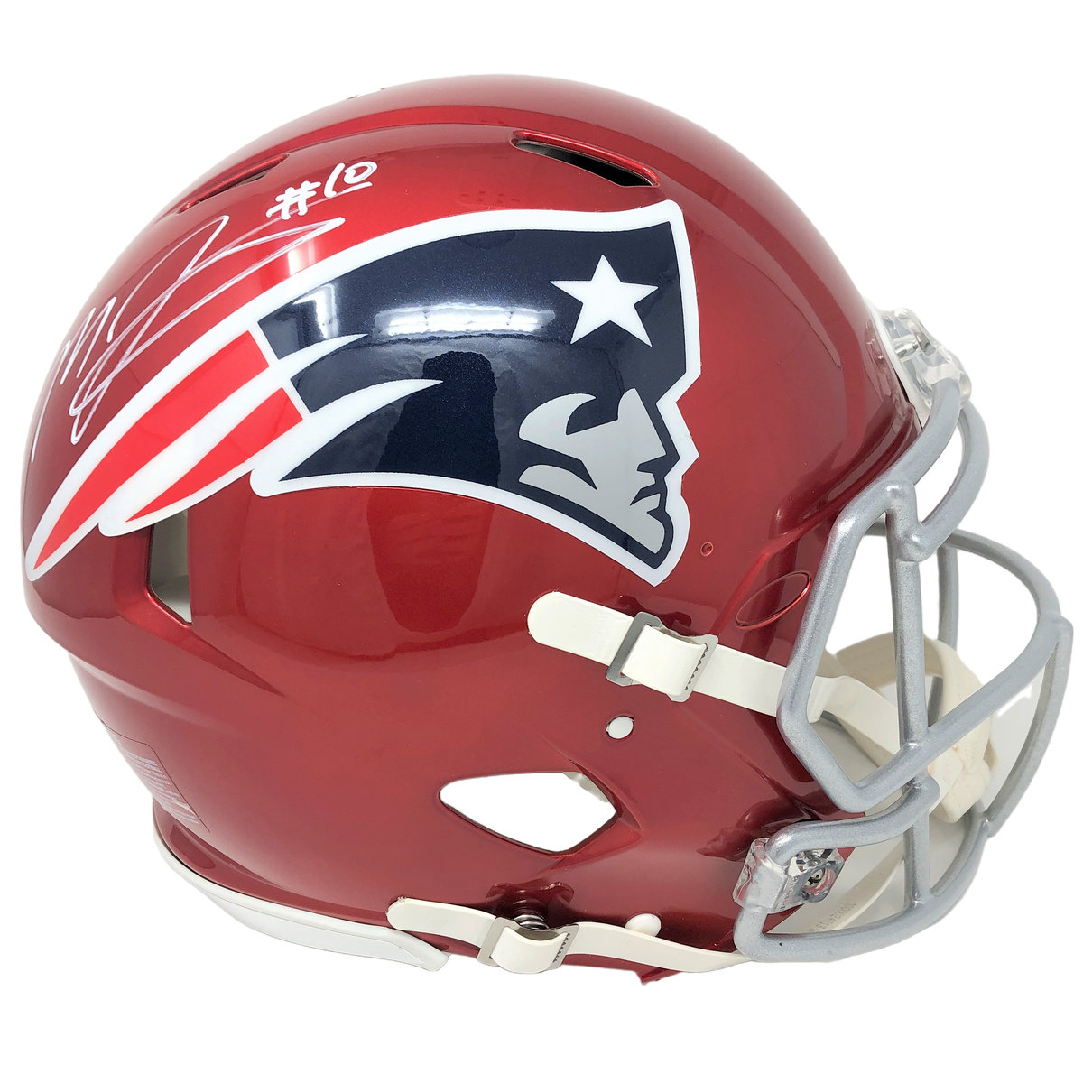 patriots red helmet