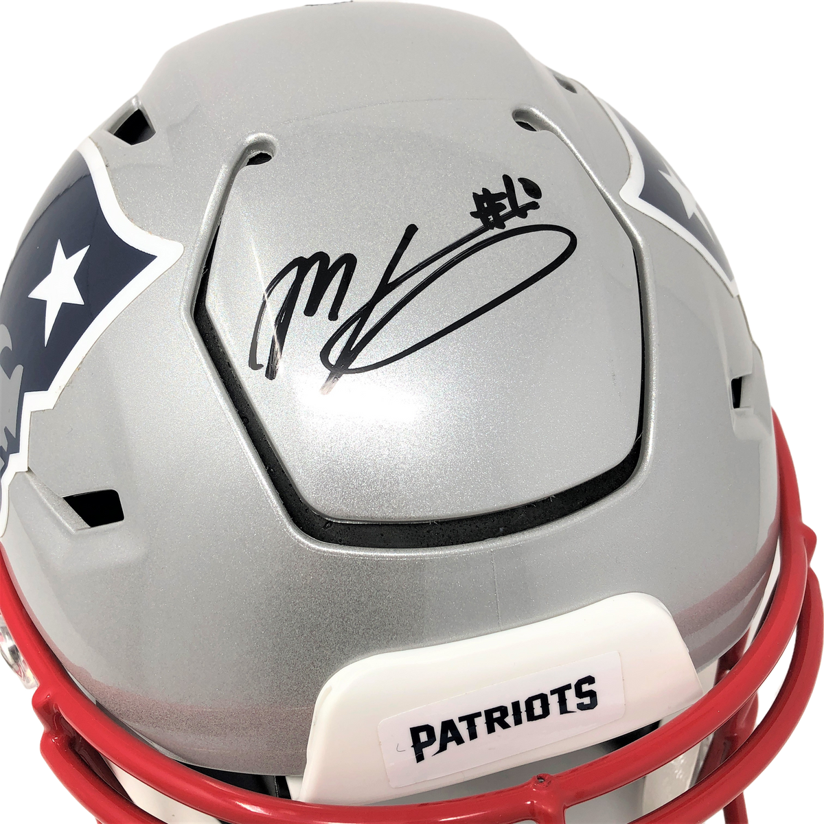 Mac Jones Autographed New England Patriots Hydro Dipped Speedflex Helm –  TNT Sports Mem