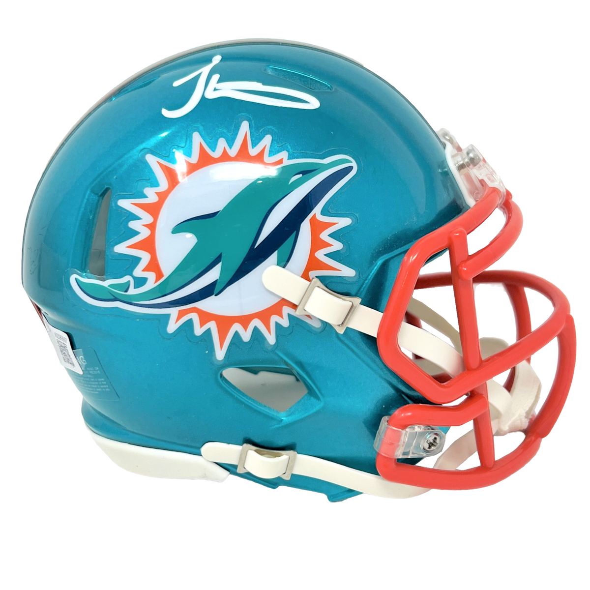 Tyreek Hill Miami Dolphins Signed Riddell Flash Mini Helmet Beckett BA –  Diamond Legends Online