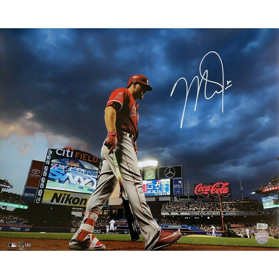 Mike Trout Los Angeles Angels Signed Citi Field Stadium 16x20 MLB Auth –  Diamond Legends Online