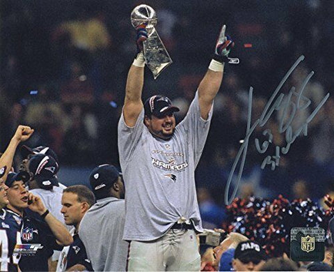 Joe Andruzzi New England Patriots Signed Autographed Super Bowl 8x10 Photo