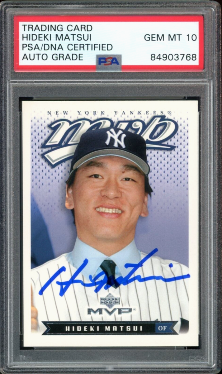 Hideki Matsui New York Yankees Autographed 2003 Upper Deck