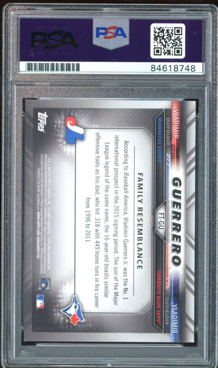 Bowman Vladimir Guerrero Baseball Montreal Expos Sports Trading