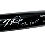 Mike Trout Angels Signed Goat Inscribed Old Hickory Game Model Bat MLB Holo