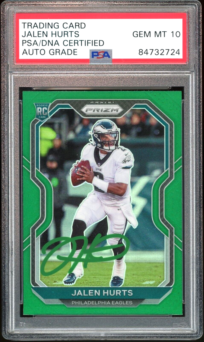 Jalen Hurts Philadelphia Eagles Autographed Framed Green Jersey - PSA/DNA  Authenticated