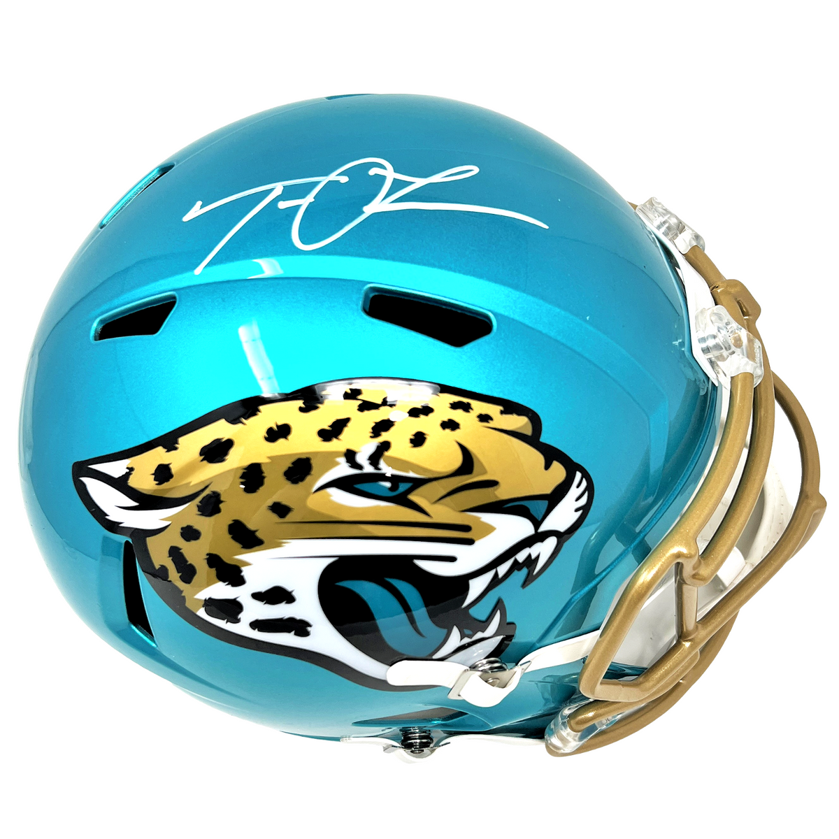 jacksonville jaguars teal helmet