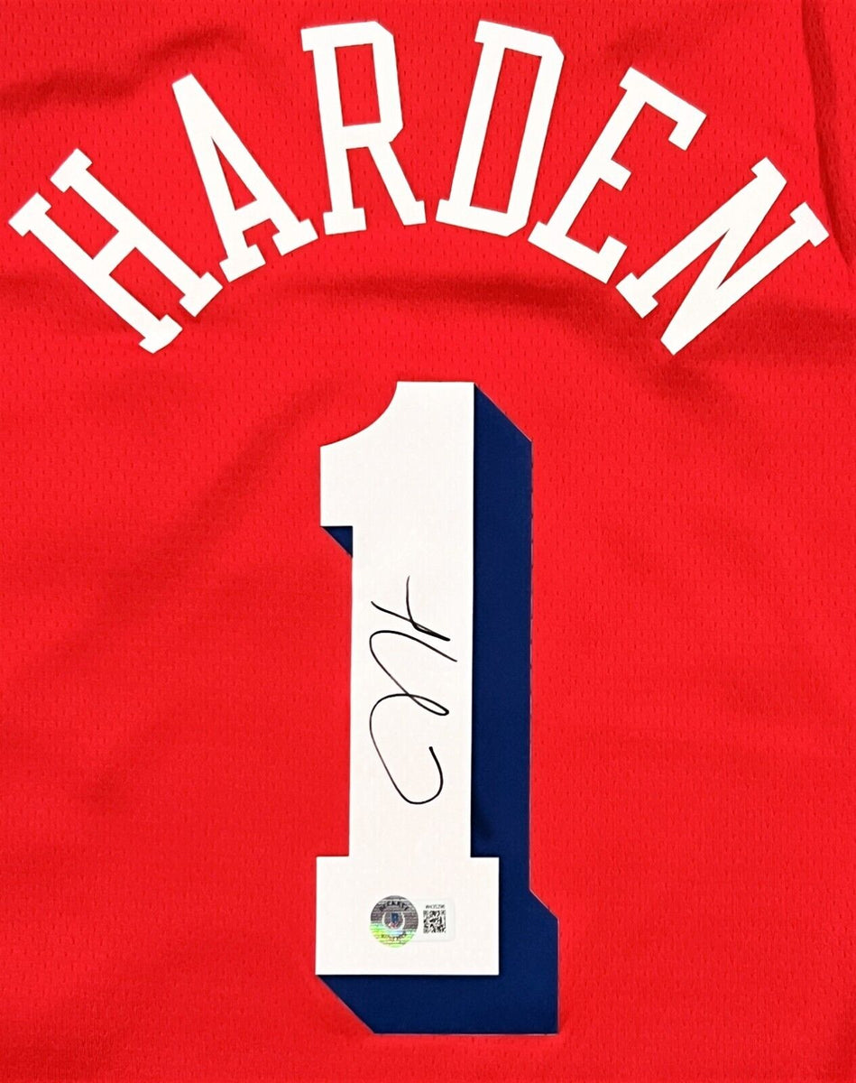 James Harden 76ers Signed Authentic Nike White City Edition Swingman J –  Diamond Legends Online