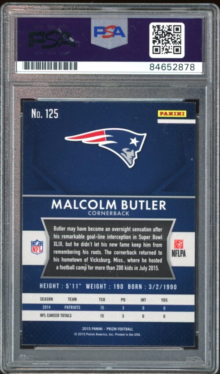 : 2015 Panini Prizm #125 Malcolm Butler Football Card