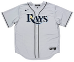 Wander Franco Tampa Bay Rays Signed Authentic Nike Gray Jersey USA SM Authentic